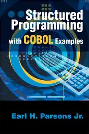 Cover of: Structured Programming with COBOL Examples