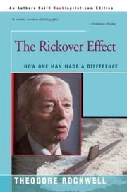 Cover of: The Rickover Effect by Theodore Rockwell
