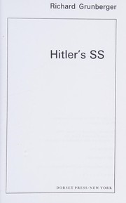 Cover of: Hitler's SS by Richard Grunberger