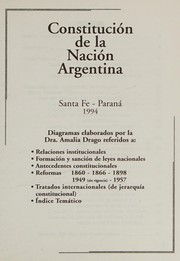 Constitucion de La Nacion Argentina by Mawis
