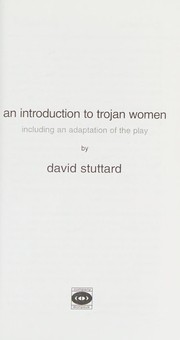 Cover of: An Introduction to "Trojan Women" by David Stuttard