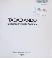 Cover of: Tadao Ando: buildings, projects, writings