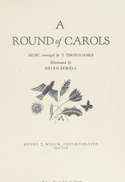 Cover of: A round of carols