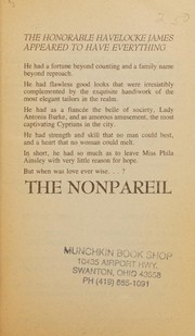 Cover of: The Nonpareil