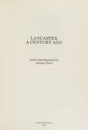 Cover of: Lancaster a Century Ago