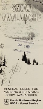 Cover of: Snow avalanche by United States. Forest Service. Pacific Northwest Region