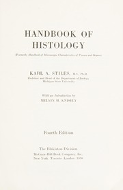 Cover of: Handbook of histology: (formerly Handbook of microscopic characteristics of tissues and organs)