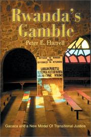 Cover of: Rwanda's gamble: gacaca and a new model of transitional justice