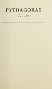 Cover of: Pythagoras, a life by Peter Gorman