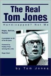 Cover of: The Real Tom Jones: Handicapped?  Not Me