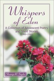 Cover of: Whispers of Eden: A Collection of Adolescent Poetry and Short Stories (1980-1990