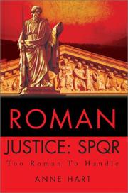Cover of: Roman Justice SPQR by Anne Hart