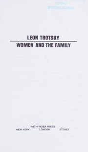 Cover of: Women and the family