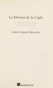 La Morena de la copla by Andrés Sopeña Monsalve