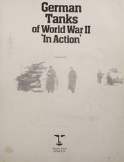 Cover of: German tanks of World War II "in action"