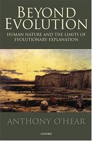 Cover of: Beyond evolution by Anthony O'Hear