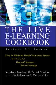 Cover of: The Live E-Learning Cookbook