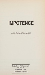 Cover of: Impotence by Richard Silurian