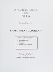 Cover of: Pat Rogers (employee) v. Midstate University (employer)