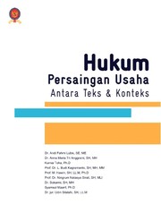 Hukum persaingan usaha by Andi Fahmi Lubis