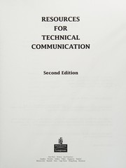 Cover of: Resources for Technical Communication