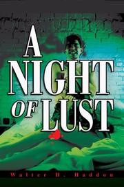 Cover of: A Night of Lust | Walter H. Haddon