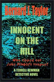 Cover of: Innocent on the Hill: One of a Series Featuring Homicide Detective Terrell Newman