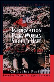 Cover of: Information Every Woman Should Have by Catherine Paris