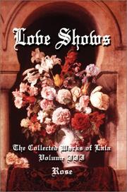 Cover of: Love Shows: The Collected Works of Lala Volume III