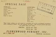Cover of: Special sale by Flowerwood Nursery