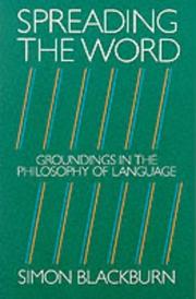 Cover of: Spreading the word: groundings in the philosophy of language
