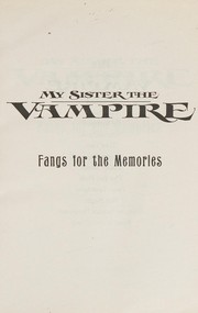 Cover of: Fangs for the Memories