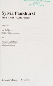 Cover of: Sylvia Pankhurst: From Artist to Anti-Fascist