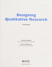 Cover of: Designing Qualitative Research