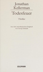 Cover of: Todesfeuer by Jonathan Kellerman