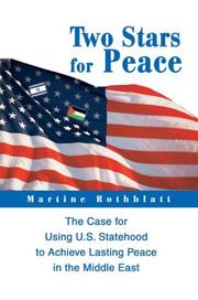 Cover of: Two Stars for Peace by Martine Rothblatt