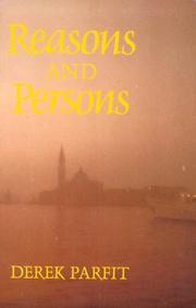 Cover of: Reasons and Persons by Derek Parfit