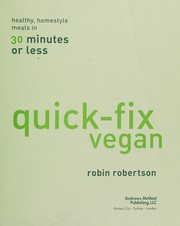 Cover of: Quick-fix vegan by Robertson, Robin