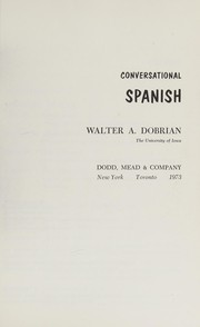 Cover of: Conversational Spanish