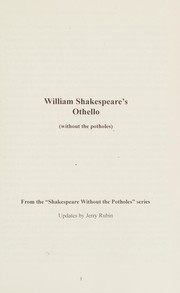 Cover of: William Shakespeare's Othello: (without the potholes)