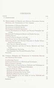 Methods and techniques used in surveying health and physical education in city schools by Elwood Craig Davis