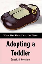 Cover of: Adopting a Toddler: What Size Shoes Does She Wear?