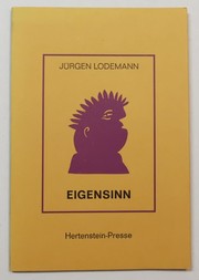 Cover of: Eigensinn: Erzählung by 