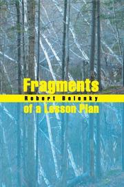 Cover of: Fragments of a Lesson Plan by Robert Belenky, Robert Belenky