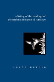 Cover of: A Listing of the Holdings of the National Museum of Romance