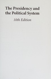 Cover of: Presidency and the Political System by Michael Nelson
