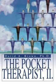 Cover of: The Pocket Therapist, II. | PH. D. David a. Brown