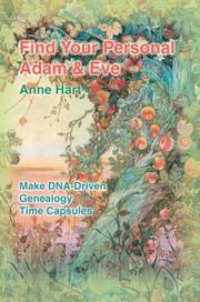 Cover of: Find Your Personal Adam and Eve: Make Dna-Driven Genealogy Time Capsules