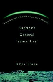 Cover of: Buddhist General Semantics | Khai Thien