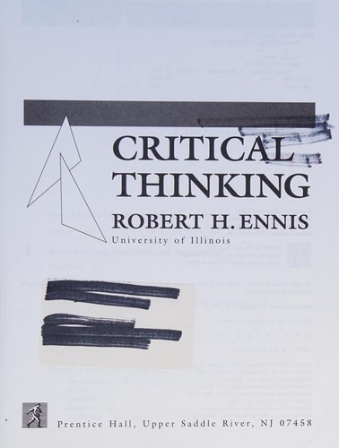 Critical thinking by Robert Hugh Ennis